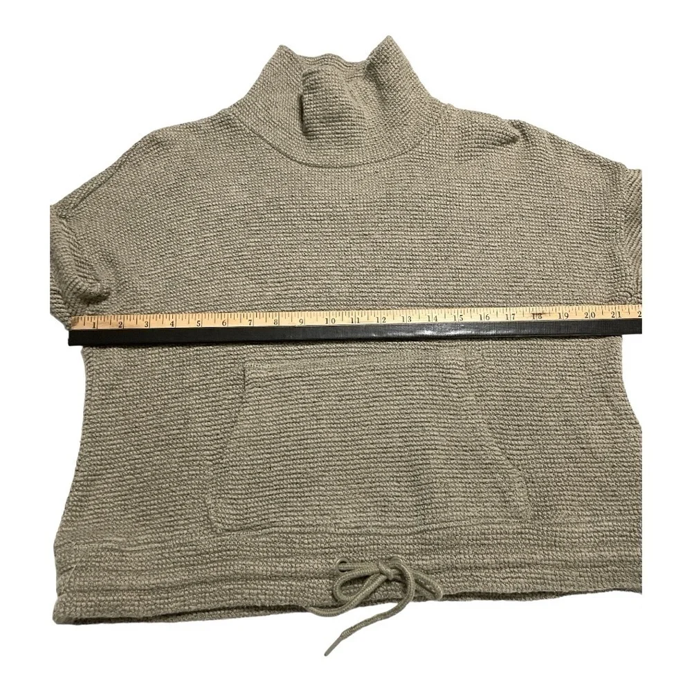 90 Degree by Reflex Olive Green Cowl Neck Sweater size L - Picture 8 of 12